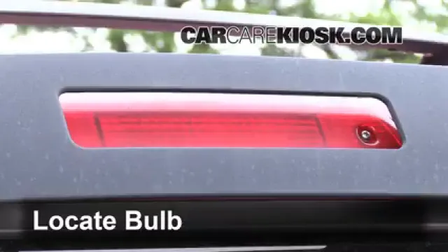 2002 Toyota 4Runner SR5 3.4L V6 Luces Luz de freno central (reemplazar foco)